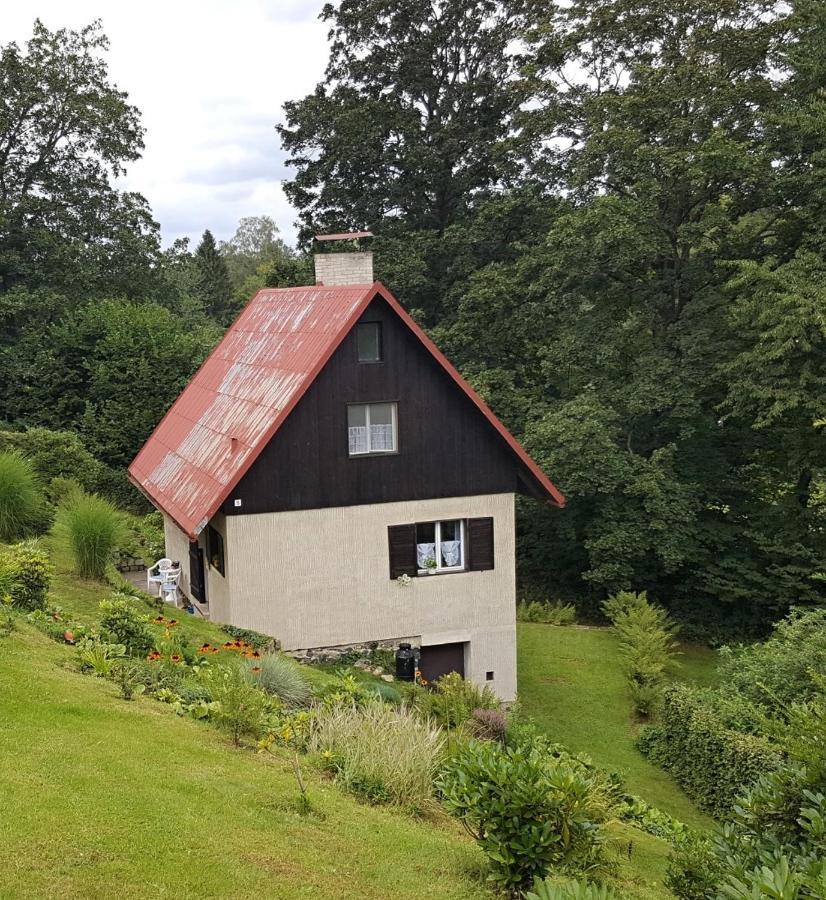 Chata U Koupaliste Chřibská Eksteriør bilde